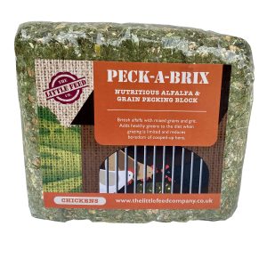 pecking block for chickens