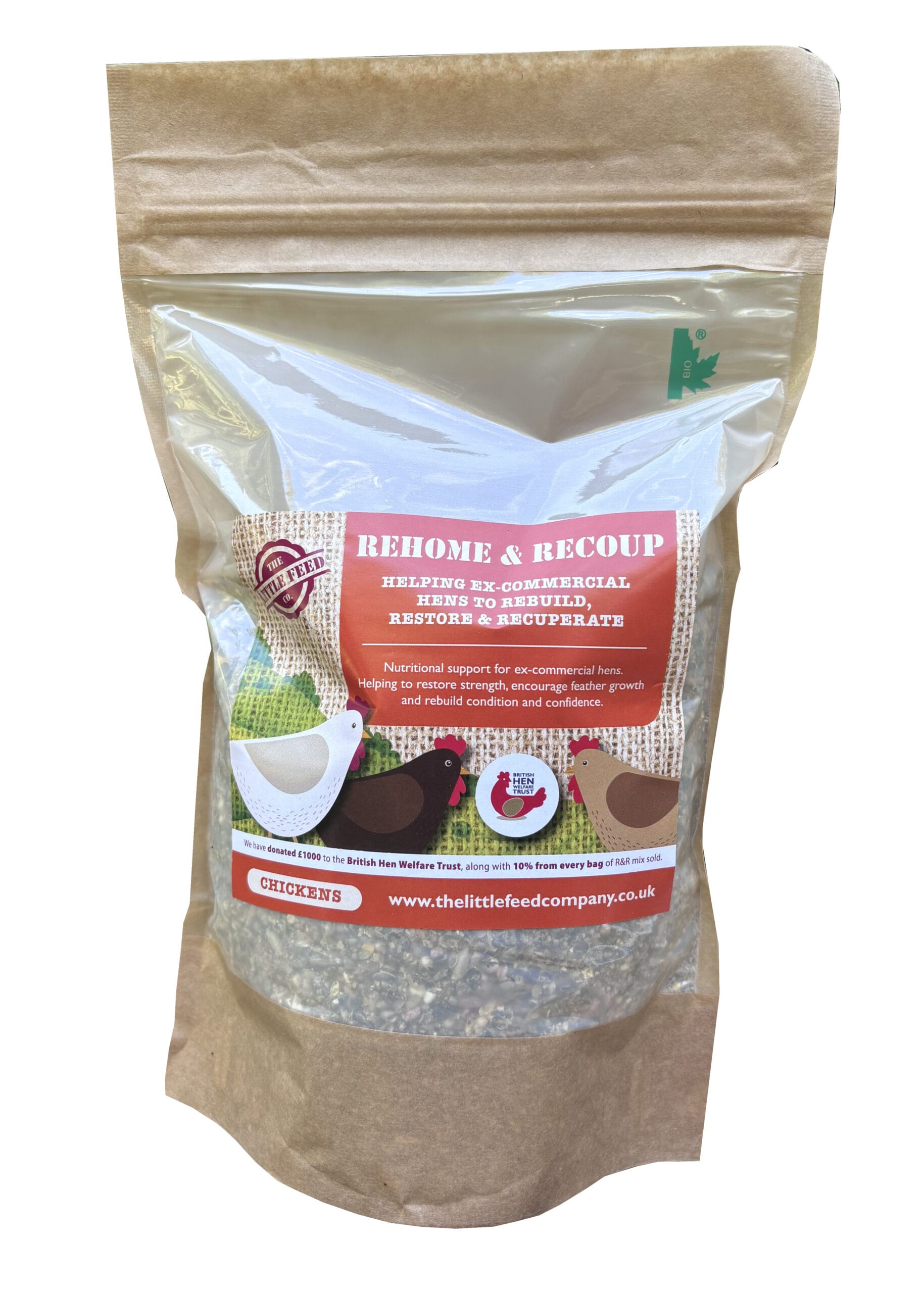 Rehome and Recoup mix for rehomed hens